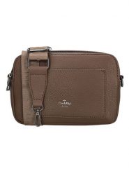 Charm Torebka w kolorze brązowym - 23 x 15 x 7 cm rozmiar: onesize. Brązowe torby na ramię Charm, bez wzorów, z materiału, na ramię, bez dodatków. Za 144.24 zł.