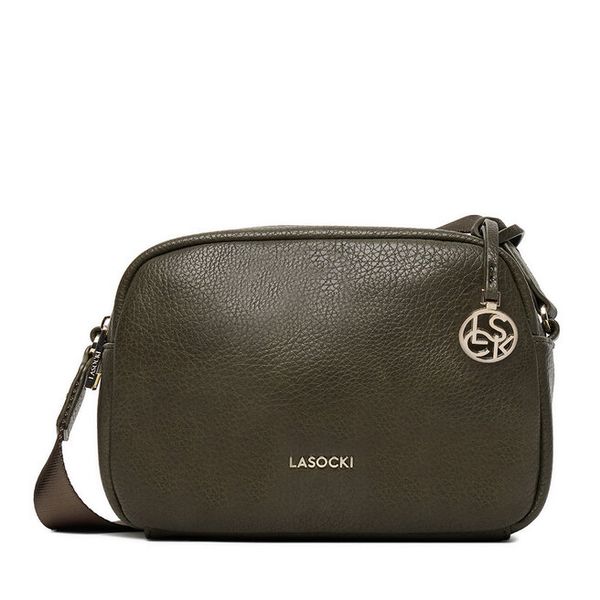 Torebka Lasocki. Zielone listonoszki Lasocki, bez wzorów, bez dodatków. Za 169.99 zł.