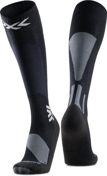 Skarpetki X-Socks Discover Merino. Czarne skarpety X Socks, bez wzorów, z materiału. Za 183.50 zł.