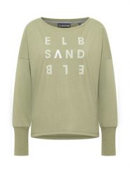ELBSAND Bluza "Ingiara" w kolorze zielonym rozmiar: S. Zielone bluzy sportowe ELBSAND, s, bez wzorów, bez kaptura. Za 88.95 zł.