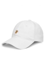 Tommy Hilfiger Czapka z daszkiem AW0AW18345 Biały. Białe czapki TOMMY HILFIGER, bez wzorów, ze lnu. Za 229.99 zł.