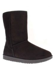 ISLAND BOOT Kozaki zimowe w kolorze czarnym rozmiar: 39. Czarne kozaki Island Boot, na zimę, z materiału, bez obcasa, na platformie, bez zapięcia. Za 130.99 zł.