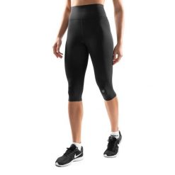 Damskie treningowe legginsy rybaczki Fitness Siroko Ynys. Czarne legginsy sportowe SIROKO, l, bez wzorów, z materiału, na fitness i siłownię. Za 169.00 zł.