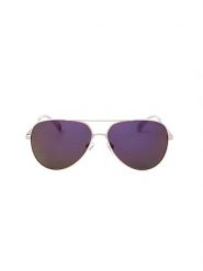 Polaroid Okulary przeciwsłoneczne unisex w kolorze biało-fioletowym rozmiar: 60. Białe okulary przeciwsłoneczne Polaroid, bez wzorów, z tworzywa sztucznego, wakacyjne. Za 153.34 zł.