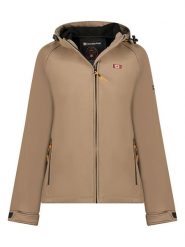 Canadian Peak Kurtka softshellowa "Tamigoglasseak" w kolorze jasnobrązowym rozmiar: XL. Brązowe kurtki sportowe Canadian Peak, xl, bez wzorów, z materiału, bez kaptura, outdoorowe. Za 162.95 zł.