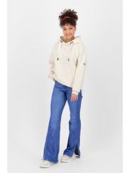 Alife and kickin Bluza "Jessica" w kolorze kremowym rozmiar: M. Brązowe bluzy Alife and Kickin, m, bez wzorów, z bawełny, z kapturem. Za 114.17 zł.