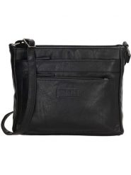 Beagles Torebka "Murcia" w kolorze czarnym - 25 x 20 x 3 cm rozmiar: onesize. Czarne torby na ramię Beagles, bez wzorów, z materiału, na ramię, bez dodatków. Za 65.99 zł.