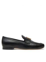 Tory Burch Lordsy Eleanor 158204 Czarny. Czarne lordsy Tory Burch, bez wzorów, ze skóry, bez obcasa, bez zapięcia. Za 1,619.00 zł.