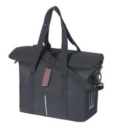 Miejska torba rowerowa KF-Hook, czarna. Czarne torby na ramię BASIL, bez wzorów, z materiału, eleganckie, na ramię, bez dodatków. Za 209.99 zł.