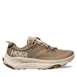 Buty do biegania Hoka. Zielone obuwie sportowe HOKA, z gore-texu, bez zapięcia, do biegania, gore-tex. Za 789.99 zł.