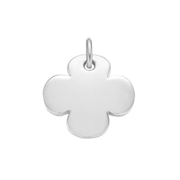 Koniczyna okrągła 1 cm SR. Szare bransoletki Lilou, srebrne. Za 129.00 zł.