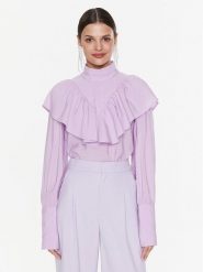 Gestuz Bluzka Quince 10906781 Fioletowy Regular Fit. Fioletowe bluzki Gestuz, bez wzorów, z wiskozy, bez kołnierzyka, bez ramiączek. Za 399.99 zł.