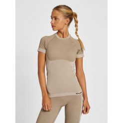 Koszulka damska Hummel Clea. Szare bluzki Hummel, l, bez wzorów, sportowe, bez kołnierzyka, bez ramiączek. Za 170.00 zł.