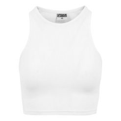 Top W Prążki Dla Pań I Panów. Białe topy Urban Classics, xl, bez wzorów, bez kołnierzyka, bez ramiączek. Za 46.99 zł.
