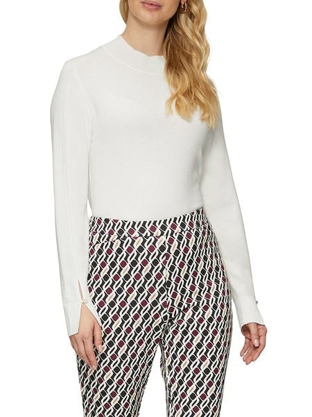 S.Oliver Sweter w kolorze białym rozmiar: 40. Białe swetry S.Oliver, s, bez wzorów, bez ramiączek. Za 93.95 zł.