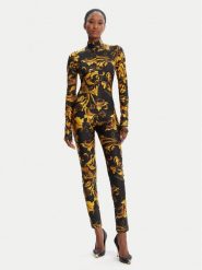 Versace Jeans Couture Kombinezon 79HAN006 JS501 Czarny Slim Fit. Czarne swetry Versace Jeans Couture, bez wzorów, z jeansu, bez ramiączek. Za 1,669.00 zł.