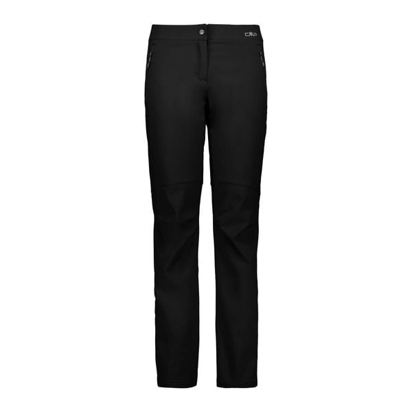 Damskie spodnie slim softshell CMP. Czarne spodnie narciarskie CMP, l, bez wzorów, z materiału, trekkingowe. Za 344.90 zł.