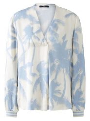 Oui Bluzka w kolorze białym rozmiar: 34. Białe bluzki Oui, bez wzorów, z wiskozy, bez kołnierzyka, bez ramiączek. Za 165.99 zł.