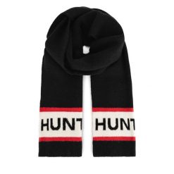 Szalik Hunter. Czarne szaliki Hunter, bez wzorów. Za 89.99 zł.