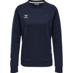 Damska bluza bawełniana Hummel Move Grid. Niebieskie bluzy Hummel, xl, bez wzorów, z bawełny, bez kaptura. W wyprzedaży za 218.00 zł.