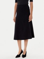 BOSS Spódnica trapezowa Vicena 50548111 Czarny Regular Fit. Czarne spódnice Boss, bez wzorów, z wełny, trapezowe. Za 1,099.00 zł.