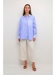 CULTURE Koszula w kolorze niebieskim rozmiar: XL. Niebieskie koszule Culture, xl, bez wzorów, bez kołnierzyka, bez ramiączek. Za 101.23 zł.