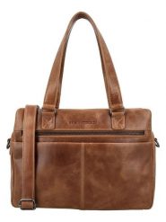 HIDE & STITCHES Skórzana torebka w kolorze jasnobrązowym - 30 x 22 x 10 cm rozmiar: onesize. Brązowe torby na ramię HIDE & STITCHES, bez wzorów, z materiału, na ramię, bez dodatków. Za 304.99 zł.