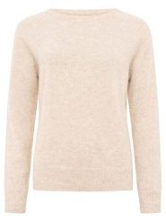 Zwillingsherz Kaszmirowy sweter w kolorze beżowym rozmiar: XL. Brązowe swetry Zwillingsherz, xl, bez wzorów, z kaszmiru, bez ramiączek. Za 361.13 zł.