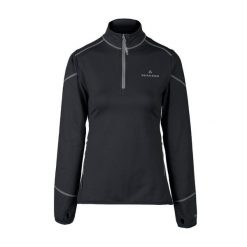Bluza damska Swiftlayer half zipp 1VTX. Czarne bielizna sportowa BERGSON, na zimę, bez wzorów, bez kaptura. Za 229.00 zł.