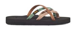 Teva Olawahu klapki damskie Maple Sugar Multi. Klapki Teva, bez wzorów, z materiału, bez obcasa. Za 209.99 zł.