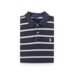 Second life - Polos damskie krótki rękaw Polo Ralph Lauren - Stan bardzo dobry. Czarne koszulki polo RALPH LAUREN, l, bez wzorów, z tkaniny, bez kołnierzyka, bez ramiączek. Za 127.76 zł.