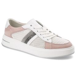 Różowe Sneakersy S.Barski Sportowe Obuwie Damskie. Czerwone obuwie sportowe S.BARSKI, na wiosnę, z materiału, bez zapięcia. Za 219.00 zł.