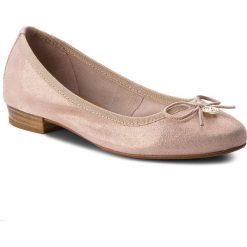 Baleriny KAZAR - Grace 32577-11-03 Begie. Czerwone baleriny Kazar, z aplikacjami, ze skóry, bez obcasa. W wyprzedaży za 249.00 zł.
