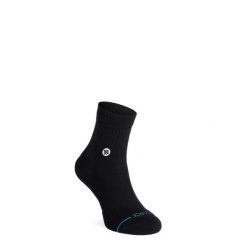 Skarpety Stance Icon Quarter. Czarne skarpety Stance, bez wzorów. Za 45.99 zł.