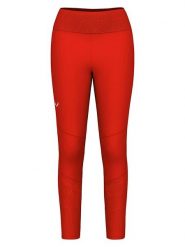 Salewa Legginsy funkcyjne "Pedroc Dry Responsive" w kolorze czerwonym rozmiar: M/L. Czerwone legginsy Salewa, l, bez wzorów. Za 294.97 zł.