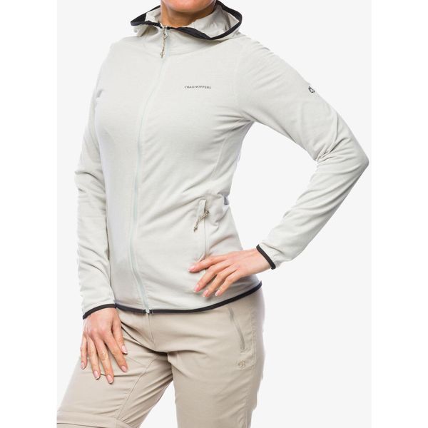 Bluza damska z kapturem Craghoppers NosiLife Afia Hooded Jacket. Szare bluzy Craghoppers, m, bez wzorów, z kapturem. Za 297.99 zł.