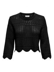 ONLY Sweter w kolorze czarnym rozmiar: S. Czarne swetry Only, s, bez wzorów, bez ramiączek. Za 57.20 zł.