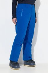 Damskie Funkcyjne spodnie termiczne wodoodporne pochodzące z recyklingu. Niebieskie spodnie narciarskie Ulla Popken, plus size, bez wzorów, z elastanu, narciarskie. Za 479.99 zł.