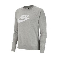 Damska Bluza Sportswear Essential. Szare bluzy Nike, bez wzorów, bez kaptura. Za 245.99 zł.