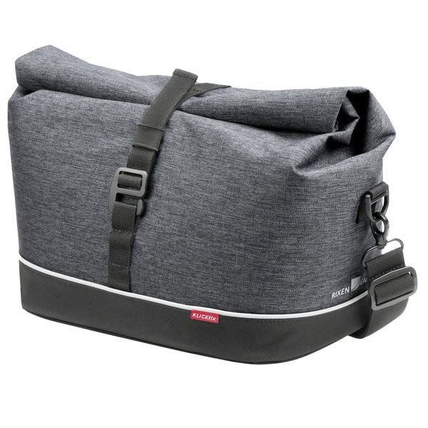 Torba transportowa Rackpack City. Szare torby na ramię KLICKFIX, bez wzorów, eleganckie, na ramię, bez dodatków. Za 409.90 zł.