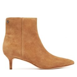 Botki LAUREN RALPH LAUREN. Brązowe botki Lauren Ralph Lauren, bez wzorów, bez obcasa, na płaskiej podeszwie, bez zapięcia. Za 839.99 zł.