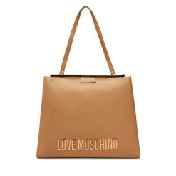 Torebka LOVE MOSCHINO. Brązowe torebki klasyczne Love Moschino, bez wzorów, bez dodatków. Za 489.99 zł.
