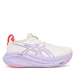 Buty do biegania Asics. Szare obuwie sportowe Asics, bez zapięcia, do biegania. Za 899.99 zł.