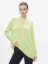 MAX&Co. Sweter Derrik Zielony Relaxed Fit. Zielone swetry MAX&Co., xs, bez wzorów, z wełny, bez ramiączek. Za 409.99 zł.