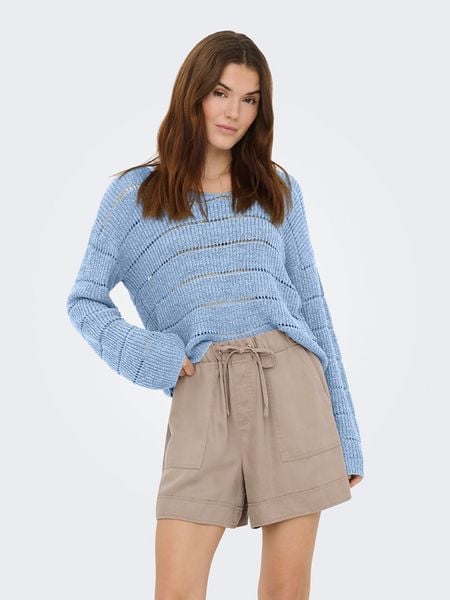 ONLY Sweter w kolorze błękitnym rozmiar: S. Niebieskie swetry Only, s, bez wzorów, bez ramiączek. Za 112.36 zł.