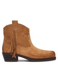 Liu Jo Botki Roxy 04 SA6079 PX002 Brązowy. Brązowe botki Liu Jo, bez wzorów, ze skóry, bez obcasa, na słupku, bez zapięcia. Za 959.99 zł.