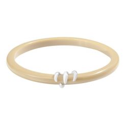 Bransoletka Forza z brązowej żywicy NO.2, posrebrzana. Brązowe bransoletki Lilou, posrebrzane. Za 189.00 zł.