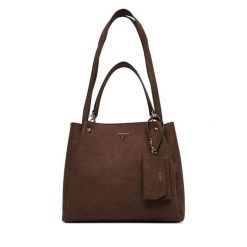 Torebka Guess. Brązowe torebki klasyczne Guess, z aplikacjami, bez dodatków. Za 634.99 zł.