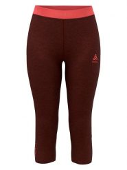 Odlo Wełniane legginsy funkcyjne "Woll 150" w kolorze bordowym rozmiar: M. Czerwone legginsy Odlo, m, bez wzorów, z wełny, outdoorowe. Za 272.95 zł.