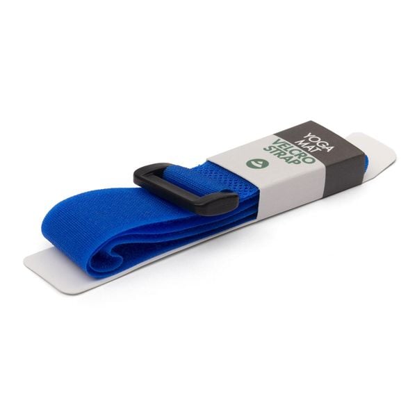 Opaska na matę na rzep Bodhi Velcro - niebieski. Niebieskie paski BODHI, bez wzorów, sportowe. Za 5.99 zł.